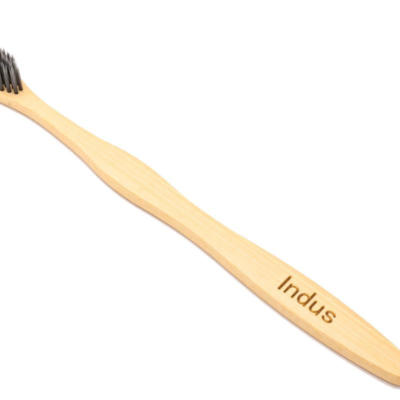 10-Pack Bamboo Toothbrushes with Travel Toothpaste – Eco-Friendly, Durable & Charcoal Clean