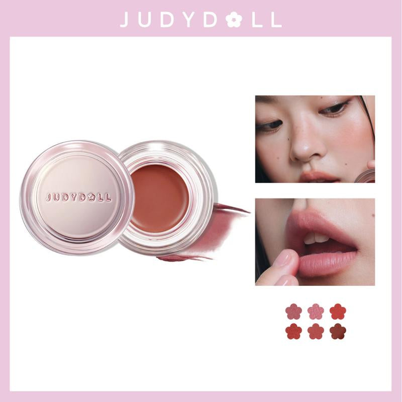 JUDYDOLL YOYO STACKABLE Multi-Use Balm, Lip & Cheek Pudding Pot, Soft Matte Lipstick, Velvet Satin Lip Mud, Cream Blush, Makeup, Cosmetics