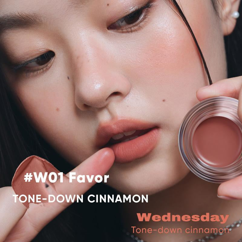 JUDYDOLL YOYO STACKABLE Multi-Use Balm, Lip & Cheek Pudding Pot, Soft Matte Lipstick, Velvet Satin Lip Mud, Cream Blush, Makeup, Cosmetics