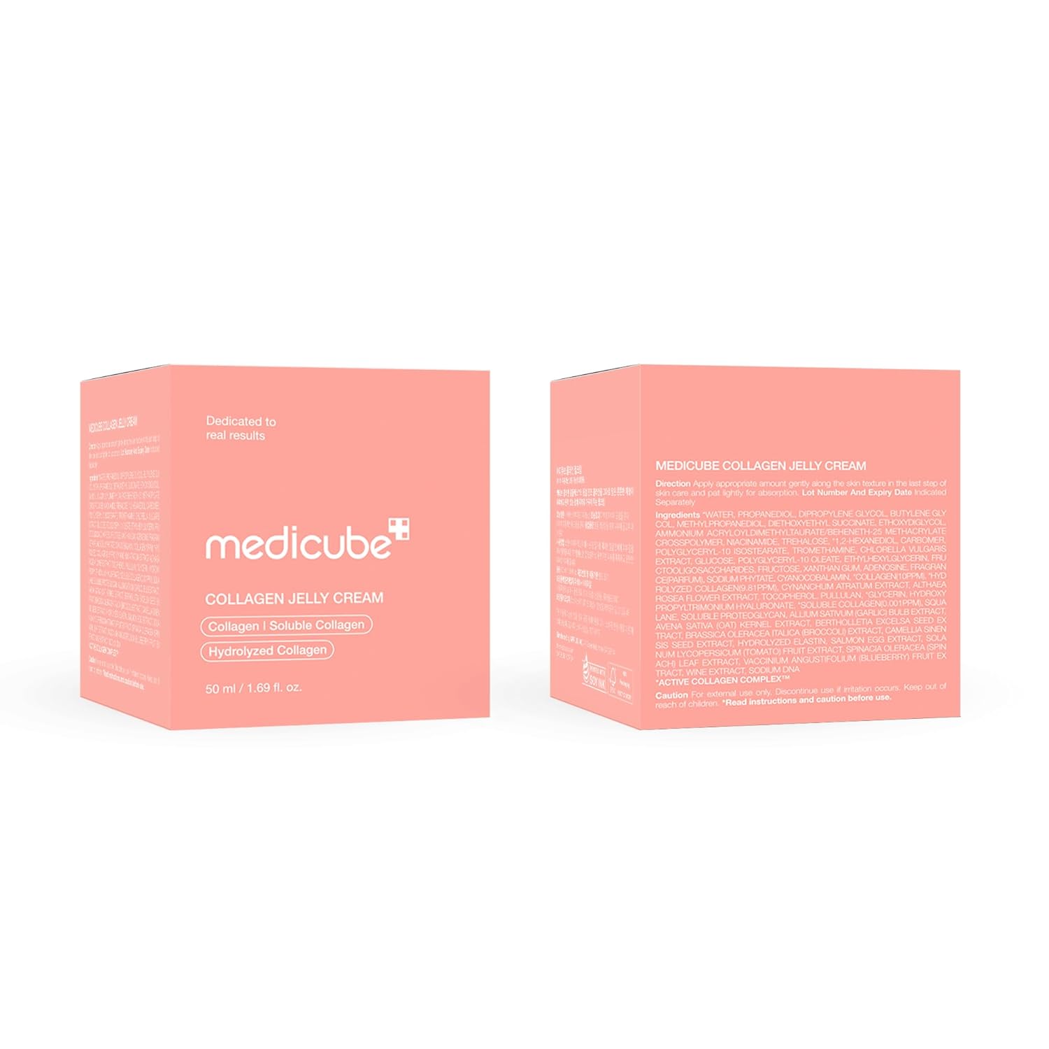 Collagen Jelly Cream- Niacinamide & Freeze-Dried Hydrolyzed Collagen - Boosts Skin'S Barrier Hydration and Gives 24H Glow & Lifted Look - Korean Skincare (1.69 Fl Oz (Pack of 1))