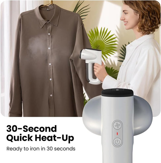 Magic 1 Vacuum Steamer, Handheld Travel Garment Steamer for Clothes, 2300Pa Suction for Clothes Grips, Steamer Iron 2 in 1 (For 110-120V Use)