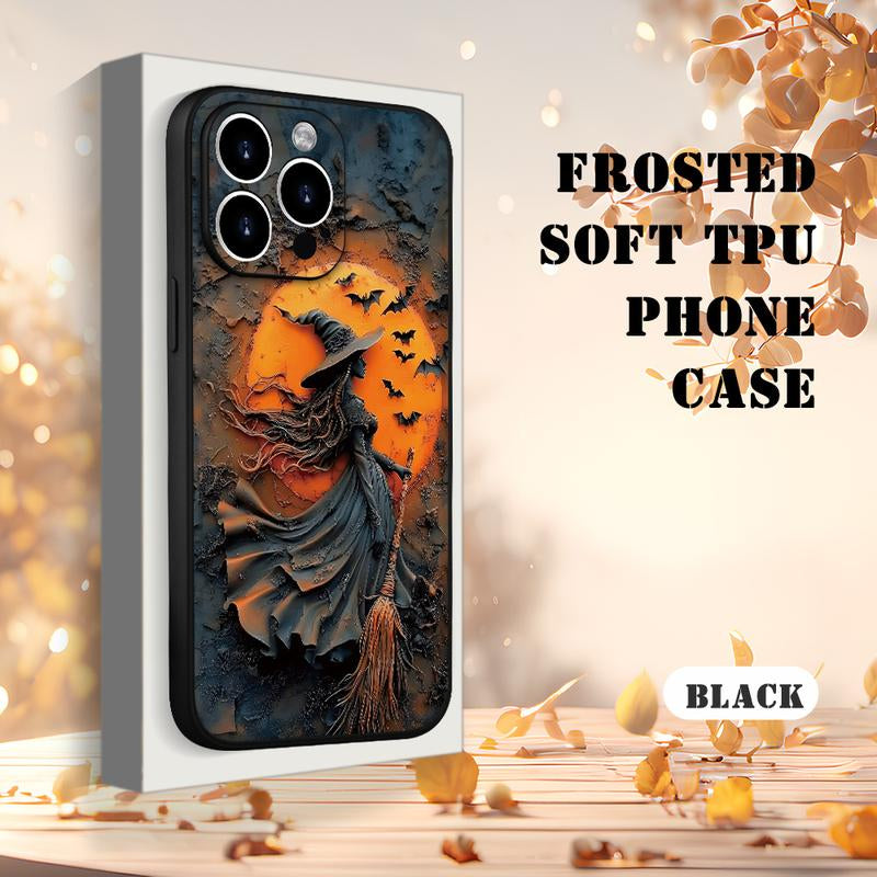 Halloween Phone Case – Witch, Skull, Ghost & Pumpkin Design | Shockproof Cover for iPhone